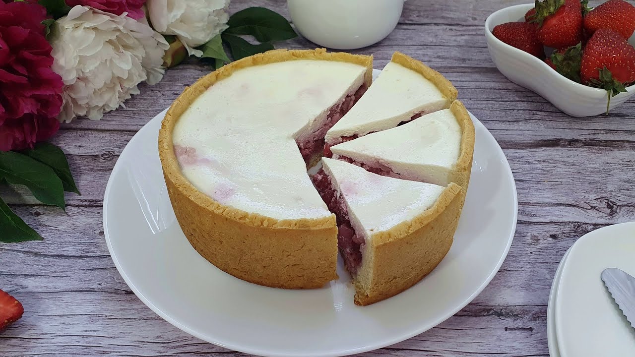 ВКУСНЫЙ и ПОЛЕЗНЫЙ ПП тарт с клубникой. Открытый ПП пирог