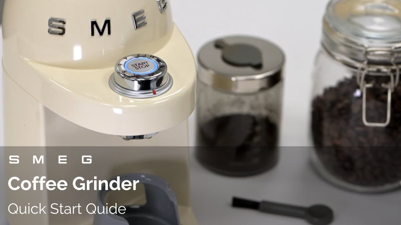 How to Use your Coffee Grinder | Smeg CGF01 & CGF11