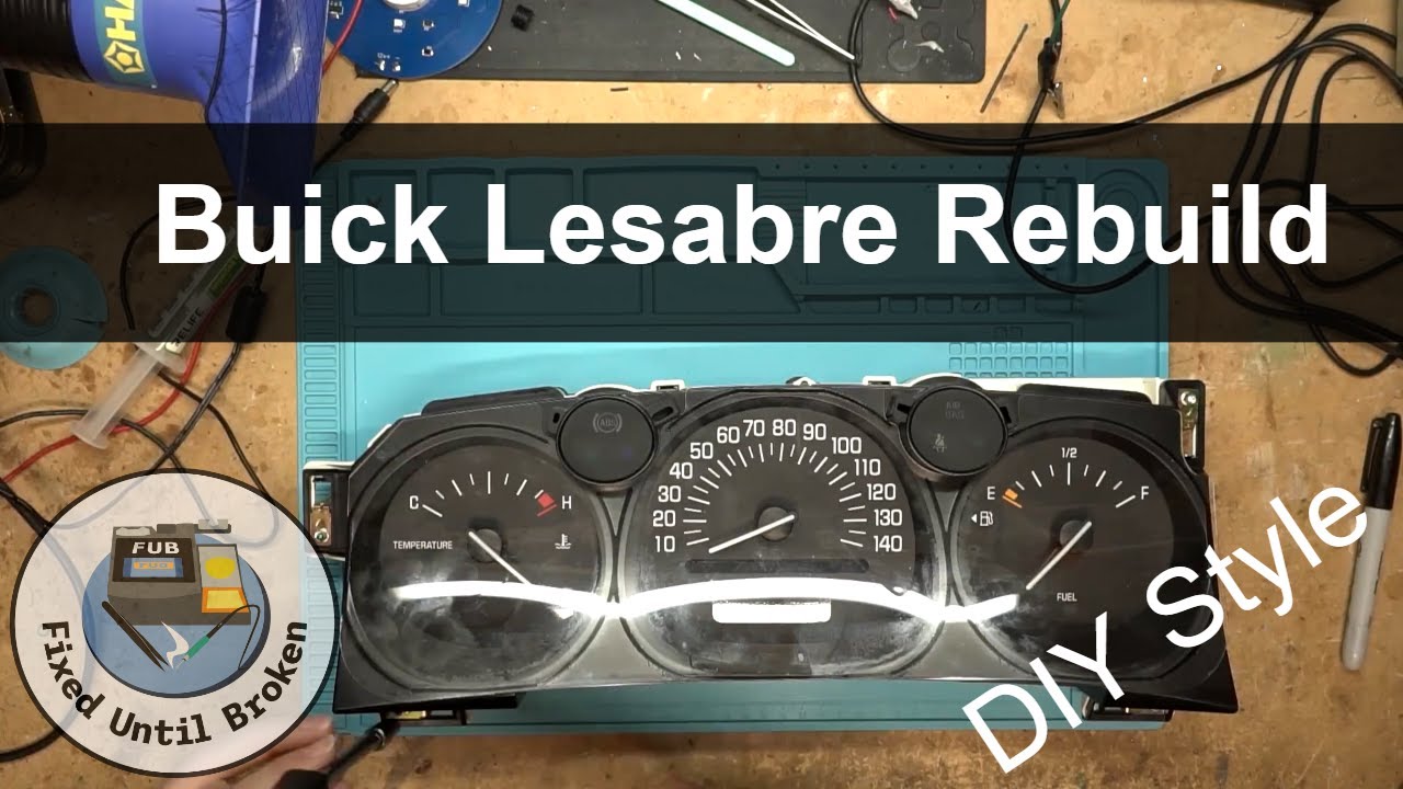 Ремонт приборной панели Buick Lesabre. Неисправные шаговые двигатели.