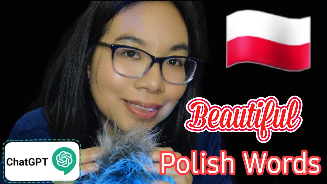 ASMR Whispering the Most Beautiful Words in Polish (Fluffy Mic) 🇵🇱🤍  Szepczące piękne polskie słowa
