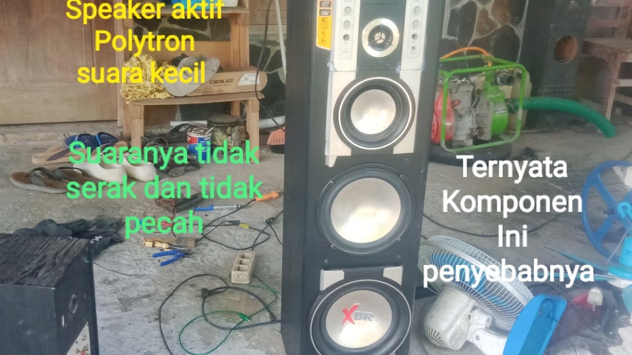 Speaker aktif Polytron suara kecil#speakeraktifpolytronsuarakecil