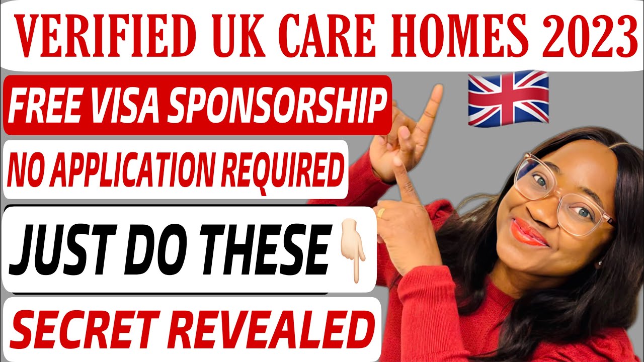 VERIFIED UK CARE HOMES / HOW TO GET A CARE JOB WITH FREE VISA SPONSORSHIP FROM OVERSEAS // CARE VISA