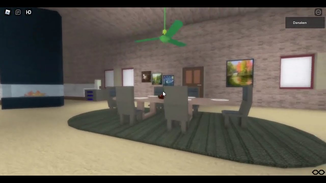 Ceiling fan house (Roblox)