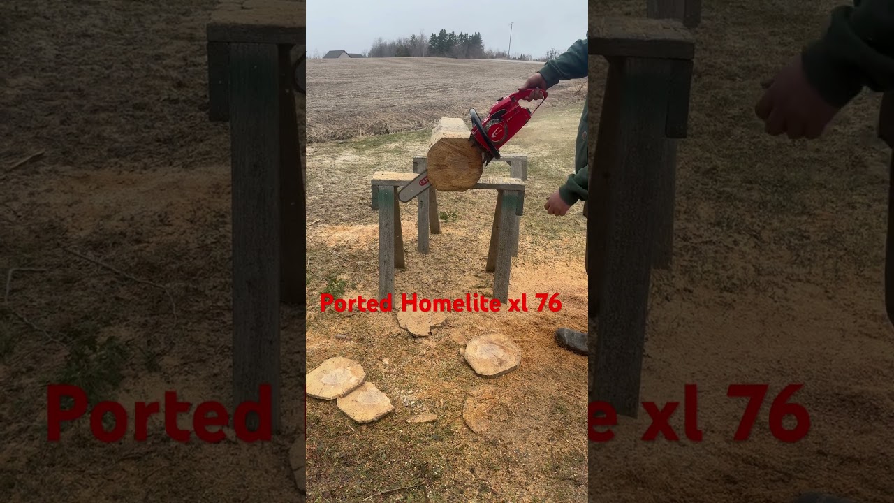 Homelite xl 76 #chainsaw #wood #homelite #homelitechainsaw Homelite xl 76