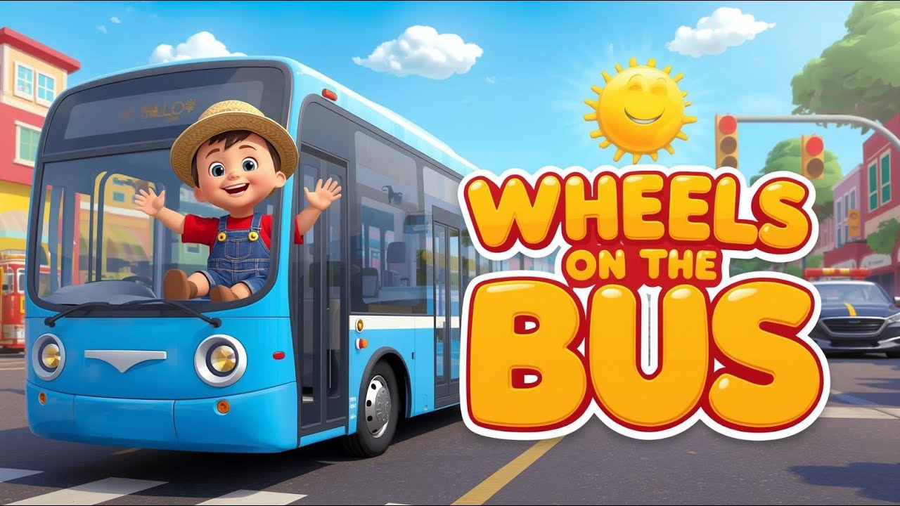 Wheels on the Bus 🚍 | Fun City Ride with Millo 🎶 | Kids Songs #childrenssong 