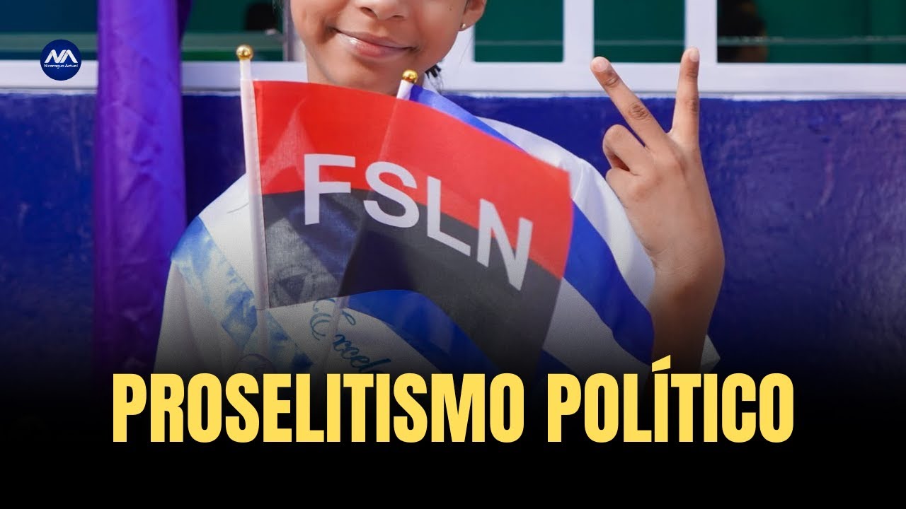 Dictadura impone su bandera en el ciclo escolar en Nicaragua