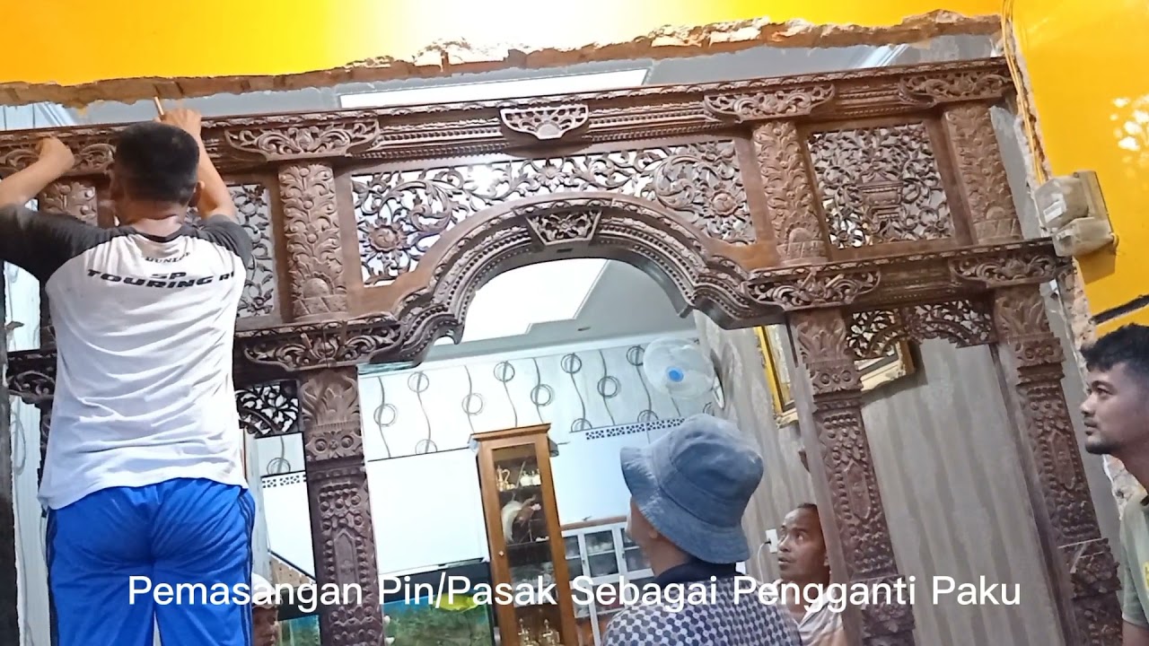 Cara Pemasangan Pintu Gebyok Jati Jepara Pekanbaru - Riau