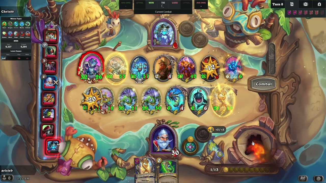 Hearthstone Battlegrounds   SOLOs   102 2 Star