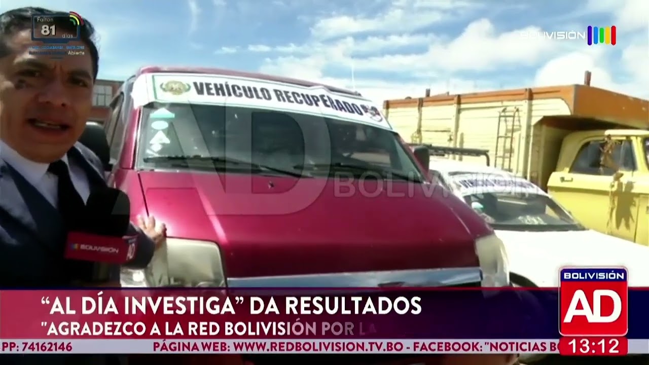 Al Día Investiga logra resultados y dos vehículos son devueltos a sus dueños