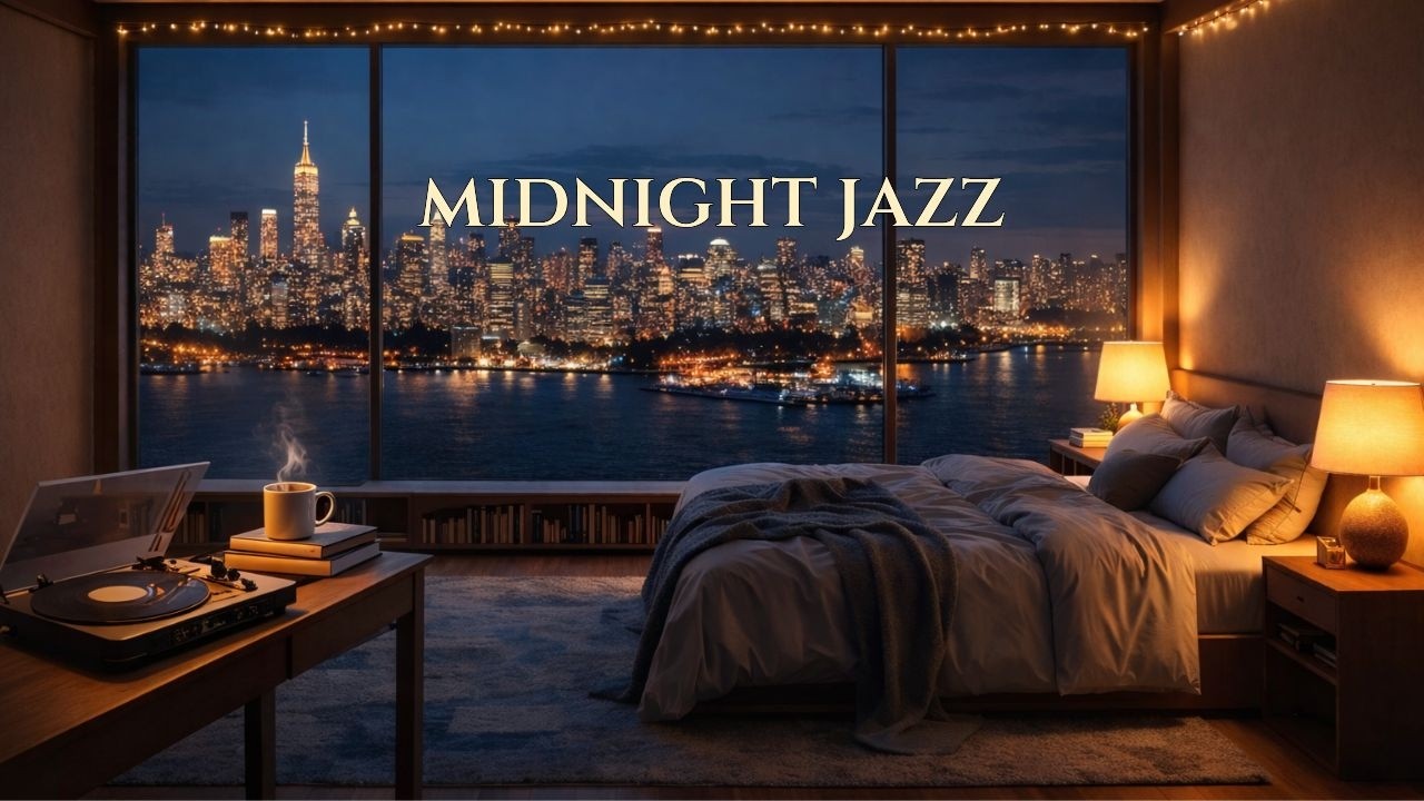 Slow Midnight Jazz -  늦은 밤 창가에서 듣는 재즈  (Study / Relax / Sleep)