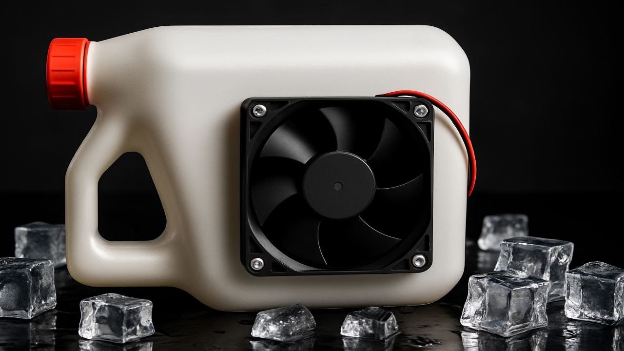 Title: Personal Air Cooler in 15 Minutes! DIY AC from a Bottle & Fan