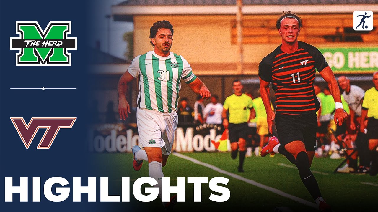 Marshall vs Virginia Tech | What a Game | NCAA College Soccer | Highlights - August 29, 2025