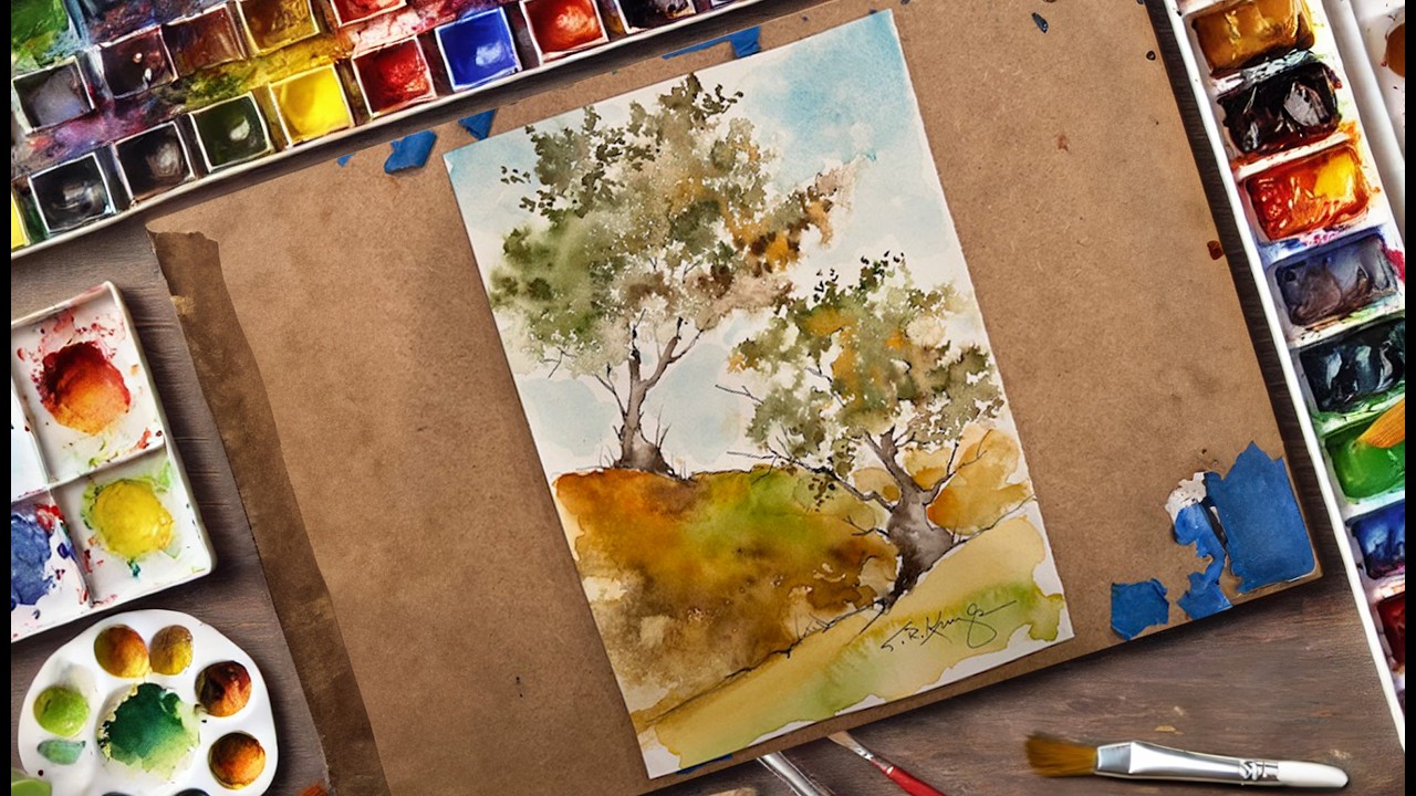 Painting Tree Leaves a Step-by-Step Watercolor Guide & Tutorial