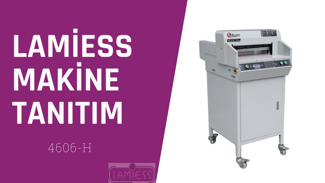 Elektrikli Giyotin Lamiess 4606 H Modeli Lamiess