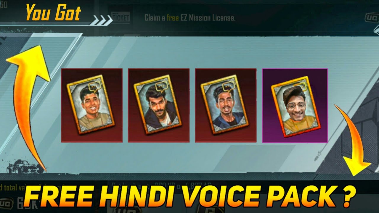 FREE HINDI VOICE PACK ??? ( BGMI & PUBG ) - SAMSUNG,A3,A5,A6,A7,J2,J5,J7,S5,S6,S7,59,A10,A20,A30,A50