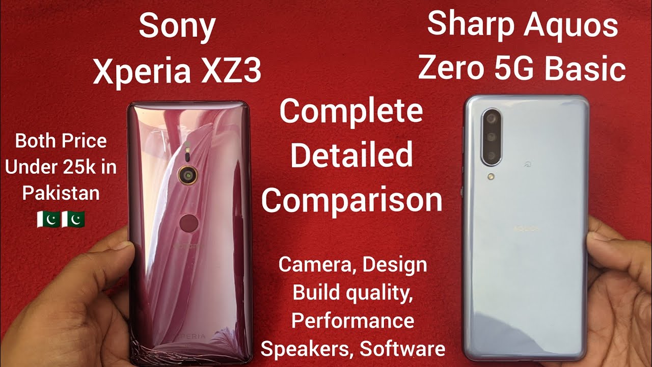 Sharp Aquos Zero 5g Basic Vs Sony Xperia XZ3 - Complete Comparison in 2024