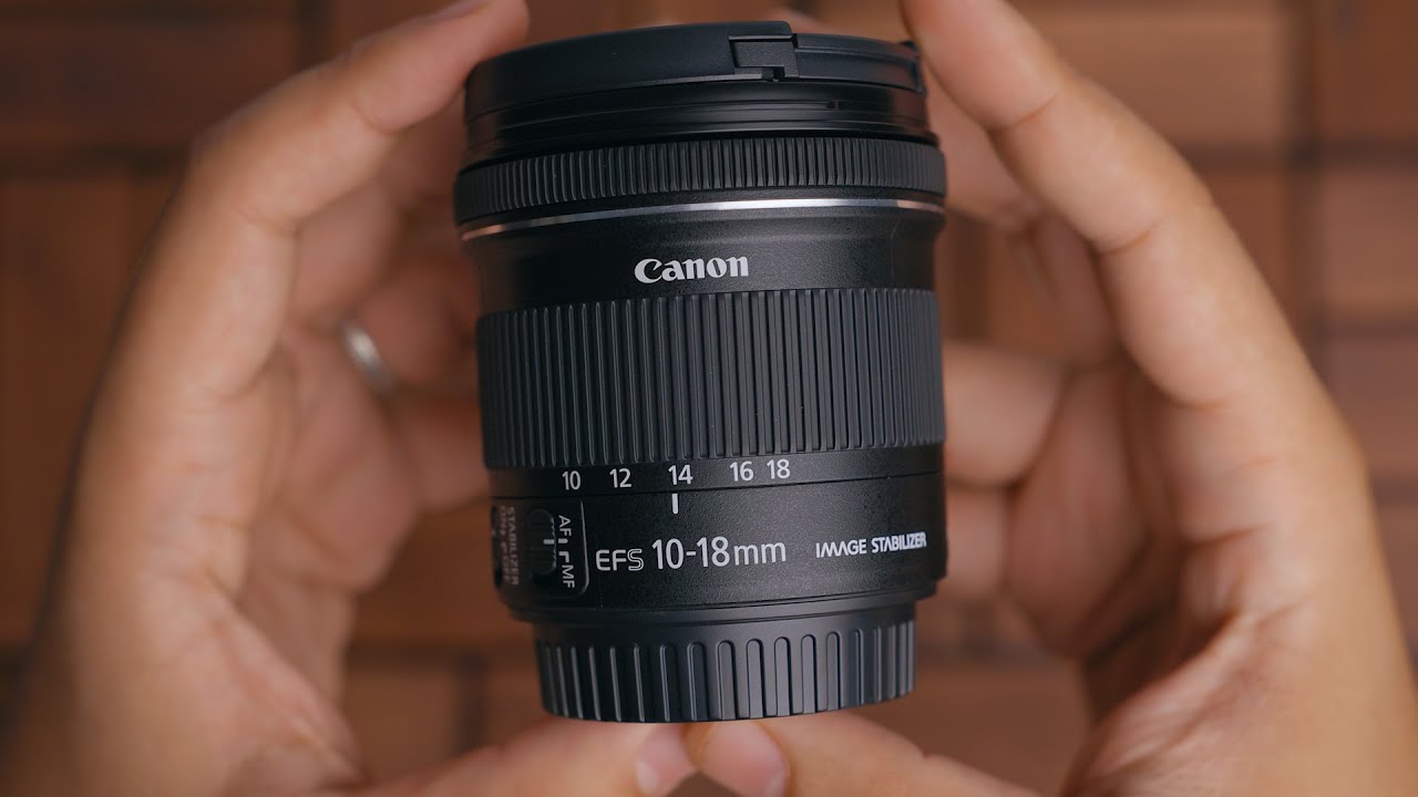 أشهر عدسة وايد انجل Canon EFS 10 18 IS STM Review