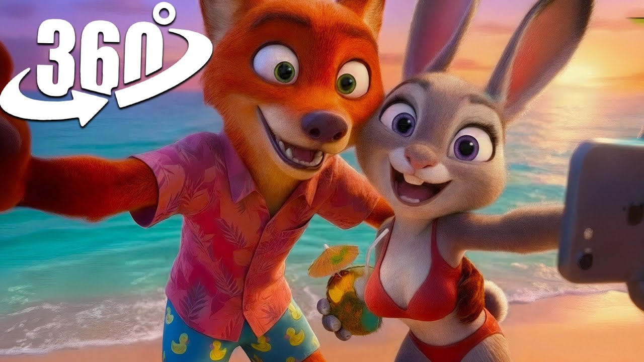 VR 360° Zootopia2 : Movie Compilation2! | VR 4K