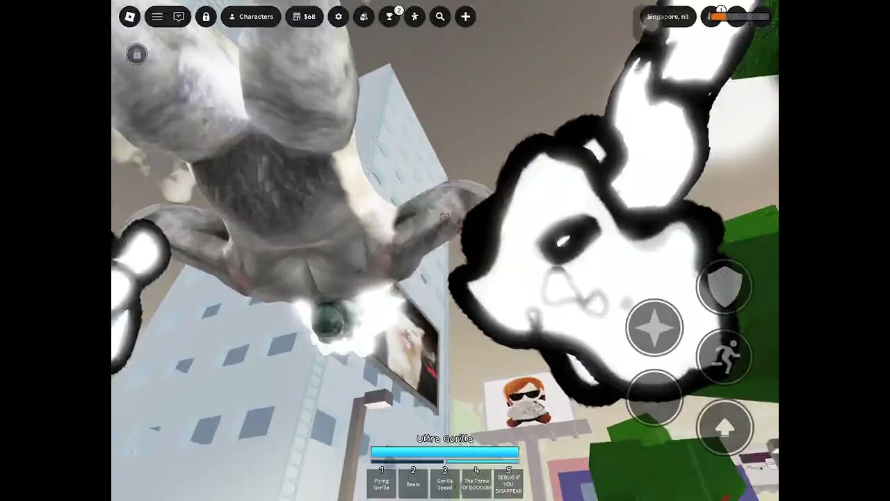 Gorilla moveset in jjs