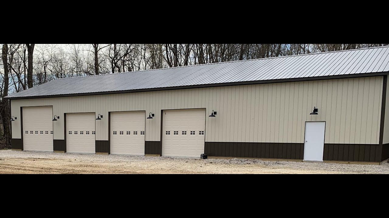 40x88 Pole Barn Shop Build