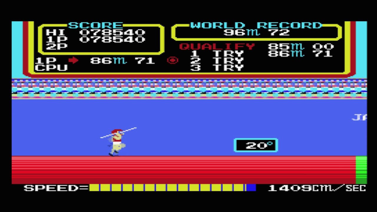 Track & Field 2 MSX (Hyper Olympic 2) [Longplay - Completo]