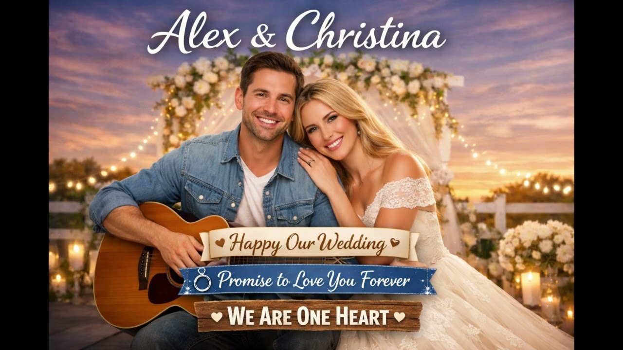 Songs: Happy our wedding, Promise to love you forever, We are one hearth.