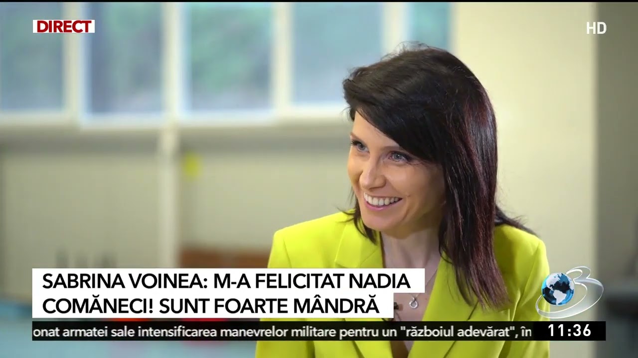 Interviu exclusiv cu Sabrina Voinea: Îmi doresc să o depășesc pe Nadia Comăneci