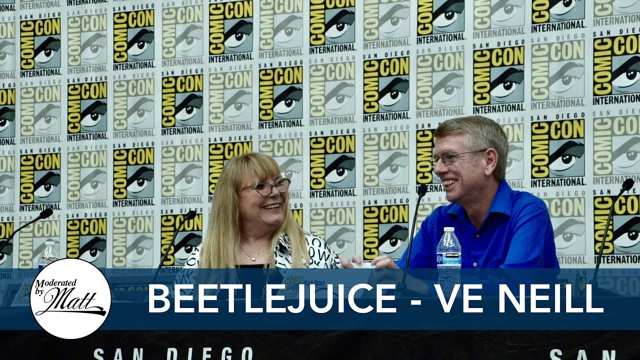 Moderated by Matt: Beetlejuice at Comic Con 2023 with Makeup Artist Ve Neill