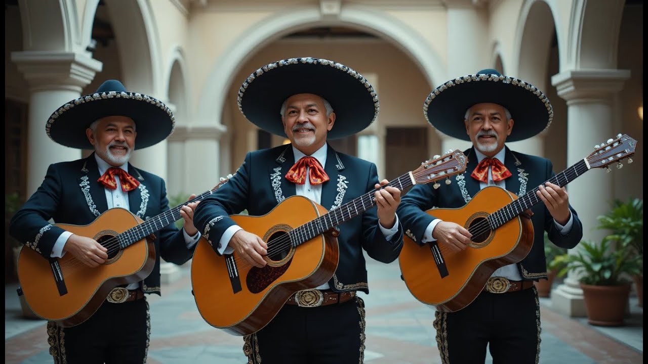 Classic Mexican Mariachi Guitar Music | Beautiful Trio Performance with Traditional Vibes