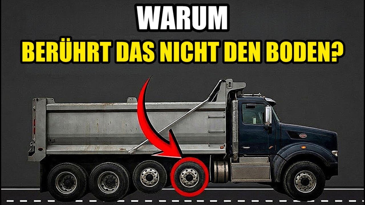 Warum berühren manche LKW-Reifen den Boden nicht?