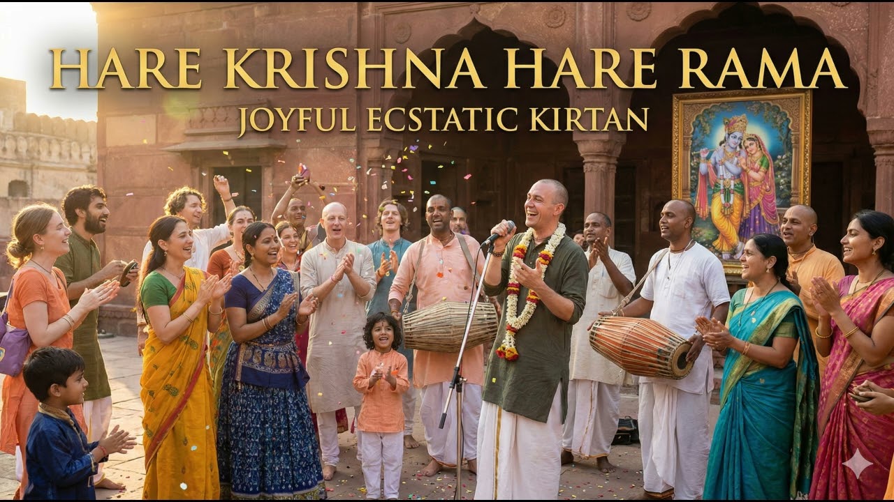 Hare Krishna Hare Rama  | KIRTAN | Joyful & Ecstatic | Bhakti Music Hindi