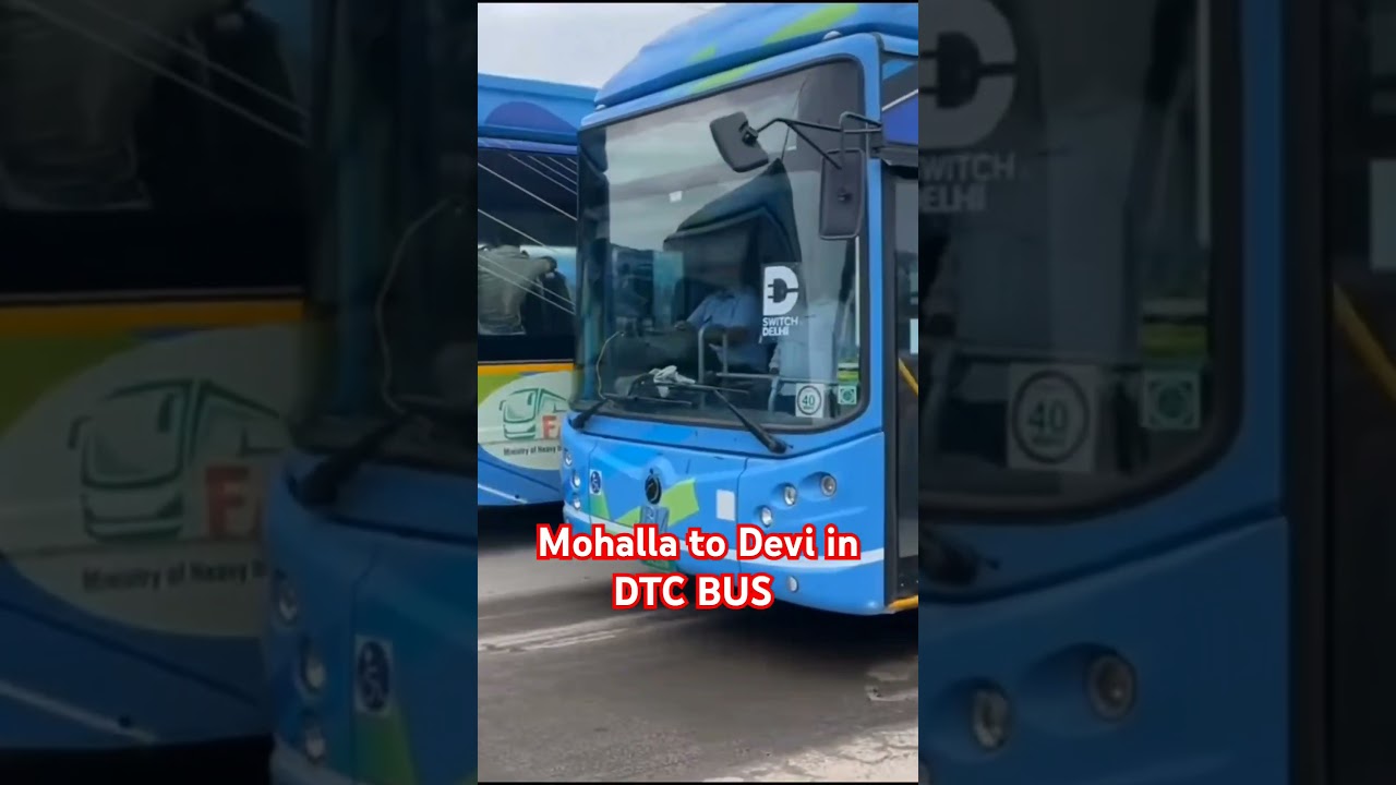New DTC Electric Green Bus | Full Tour & Features | Eco-Friendly Delhi Transport | #dtcbus #ytshorts