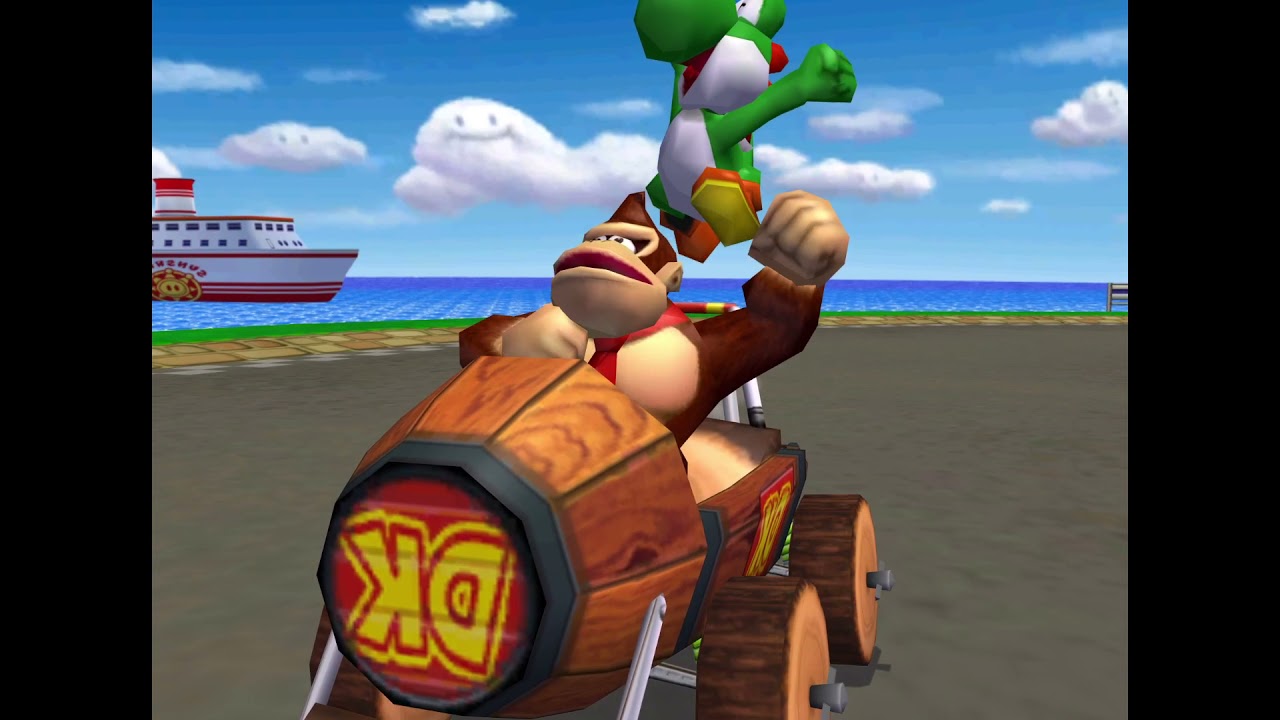 Yoshi and DK Mario Kart Double Dash!!