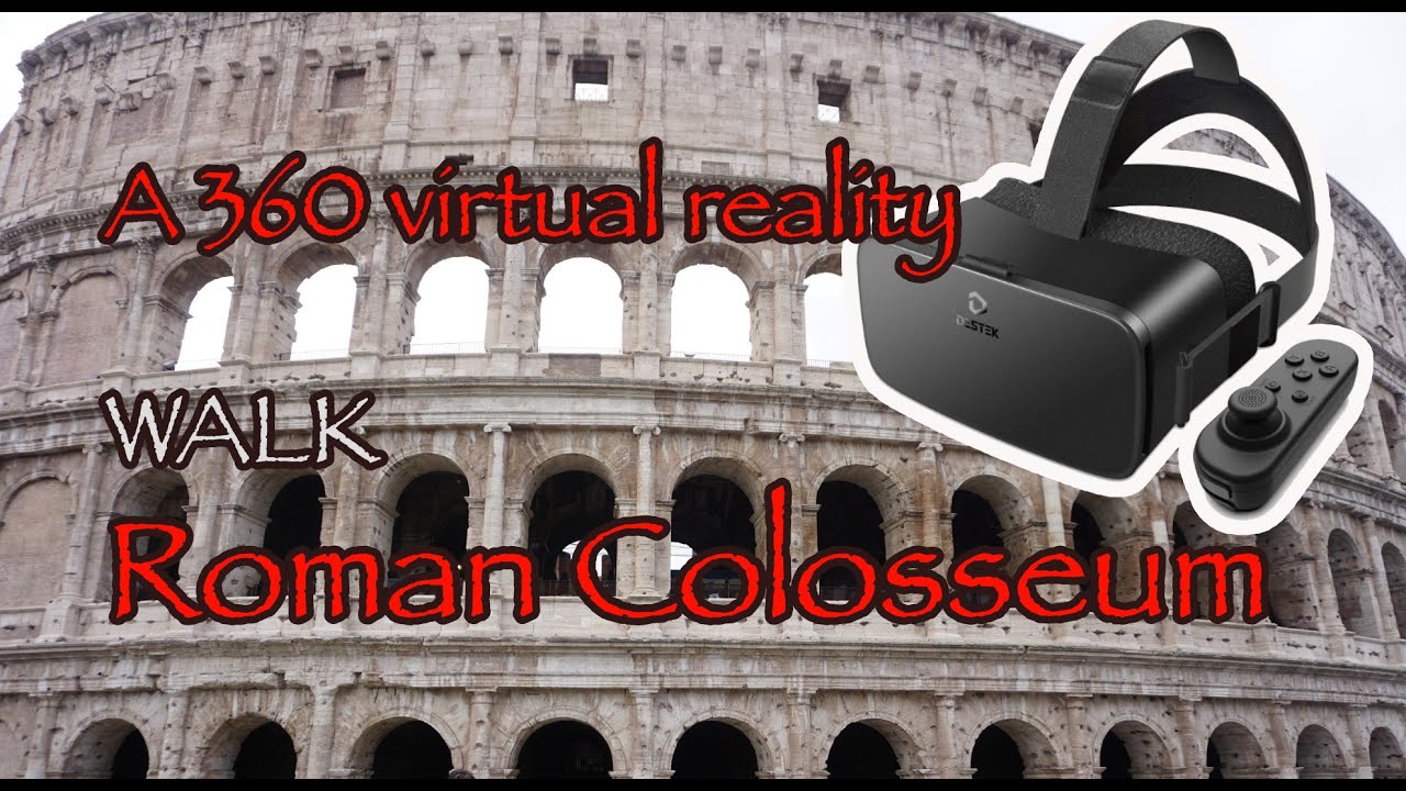 Walk inside the Colosseum in Rome - 360 VR