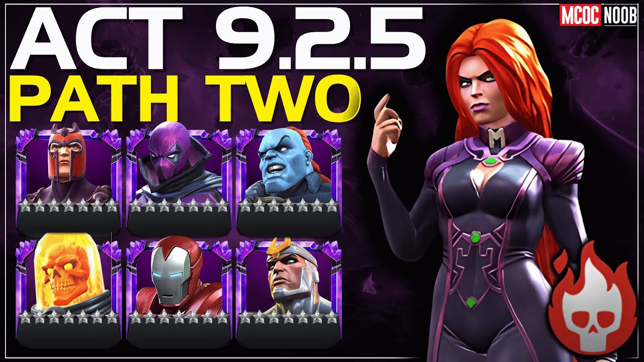 The BEST Way to Beat MEDUSA Boss in MCOC Act 9.2.5 DESTROYED DEFENSE Path