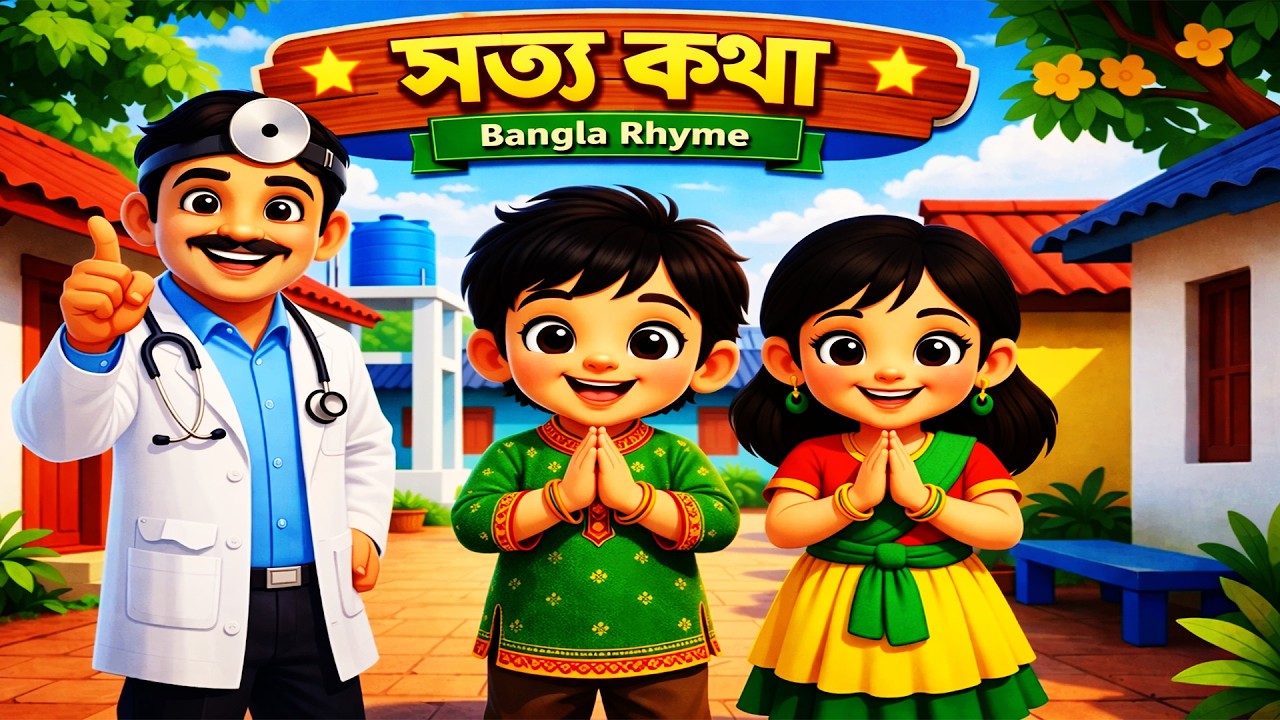 সত্য কথা ISotto kotha  | Bangla Rhymes for Kids | Bengali Nursery Rhyme#AIViralDoctor