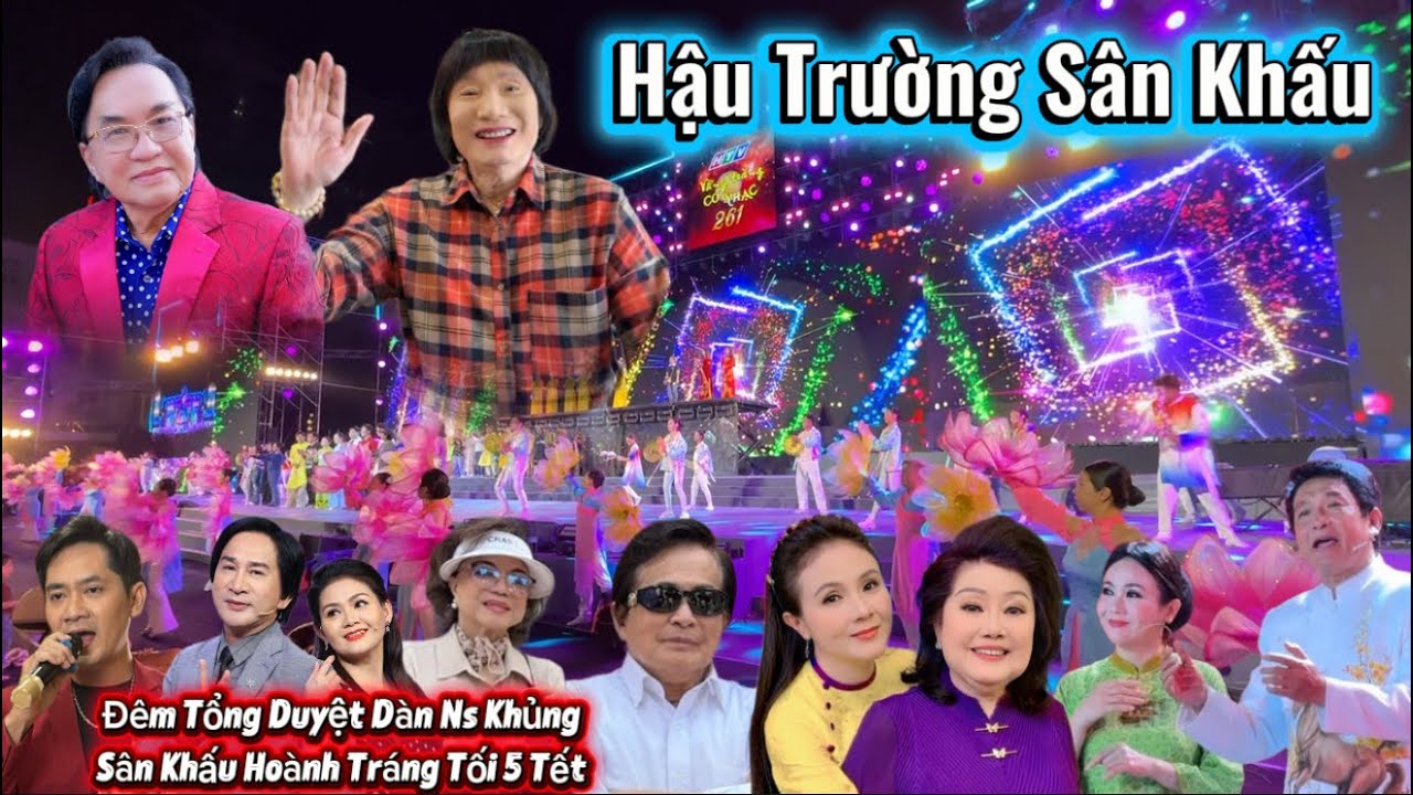 Nsnd Minh Vương Thanh Tuấn Hoài Thanh Đỗ Quyên Thanh Ngân  Võ Minh Lâm Minh Luân Hậu Trường Sân Khấu