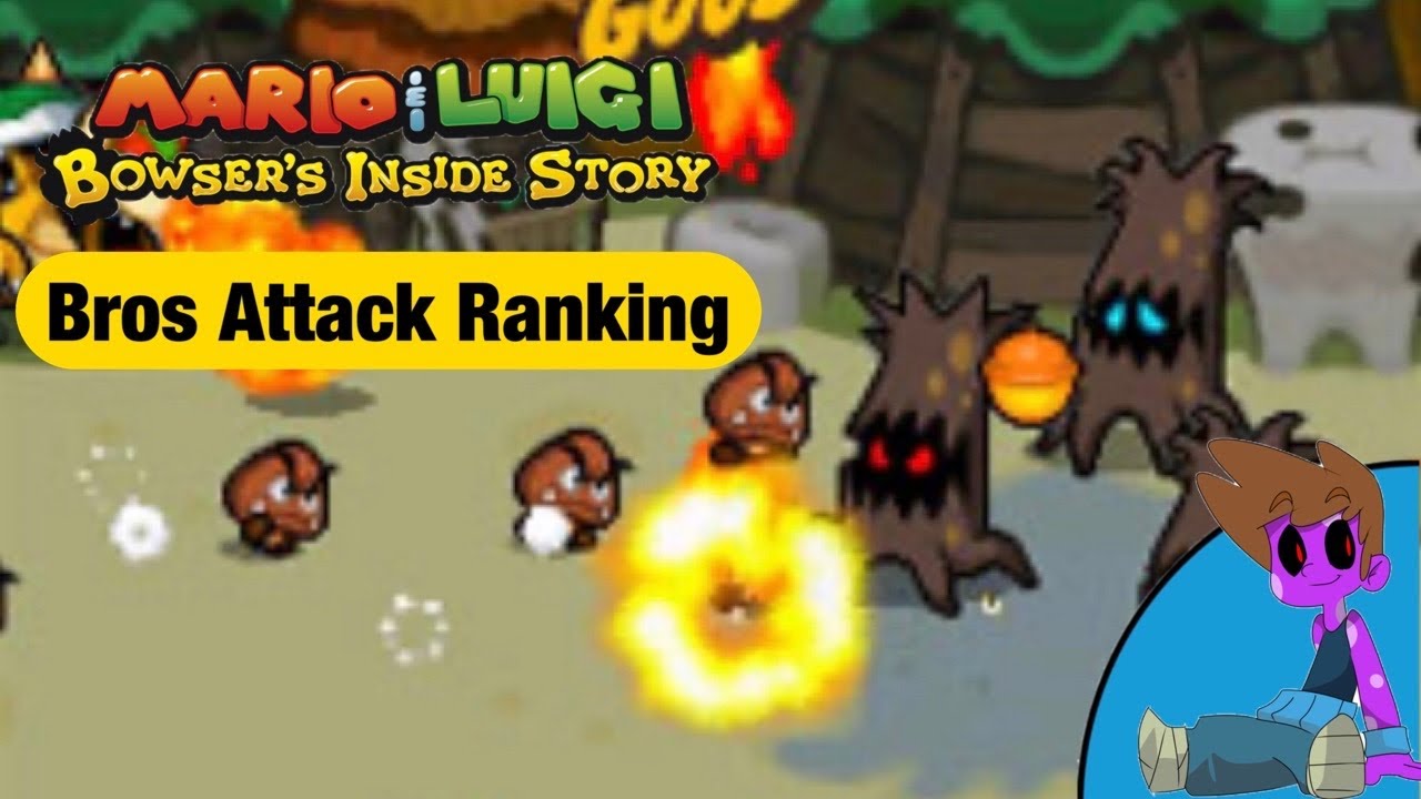 Рейтинг атак братьев из истории Марио и Луиджи Боузера