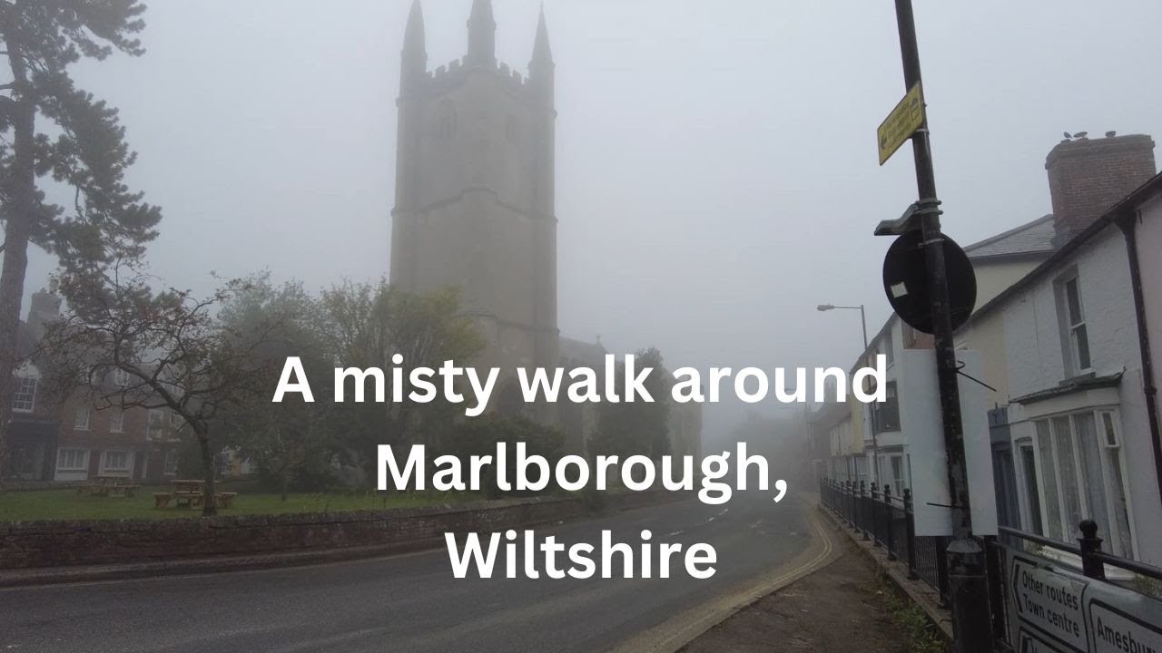 A misty walk around Marlborough, Wiltshire