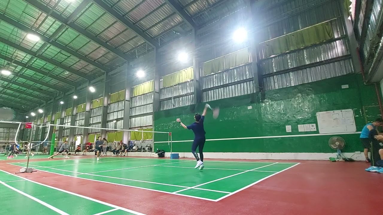 20260307豐盛羽球隊_單打交流_小胖哥兒子 VS 心淇