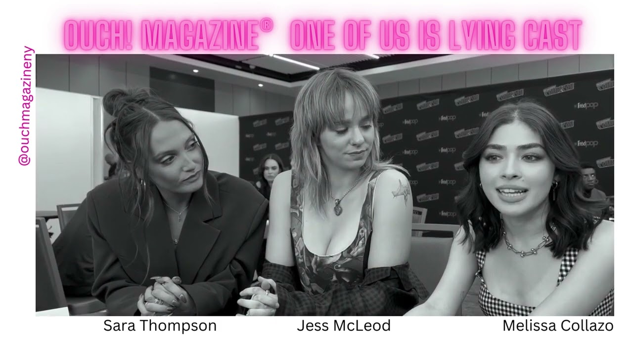THE CAST OF ONE OF US IS LYING | OUCH MAGAZINE | ROUND-TABLES