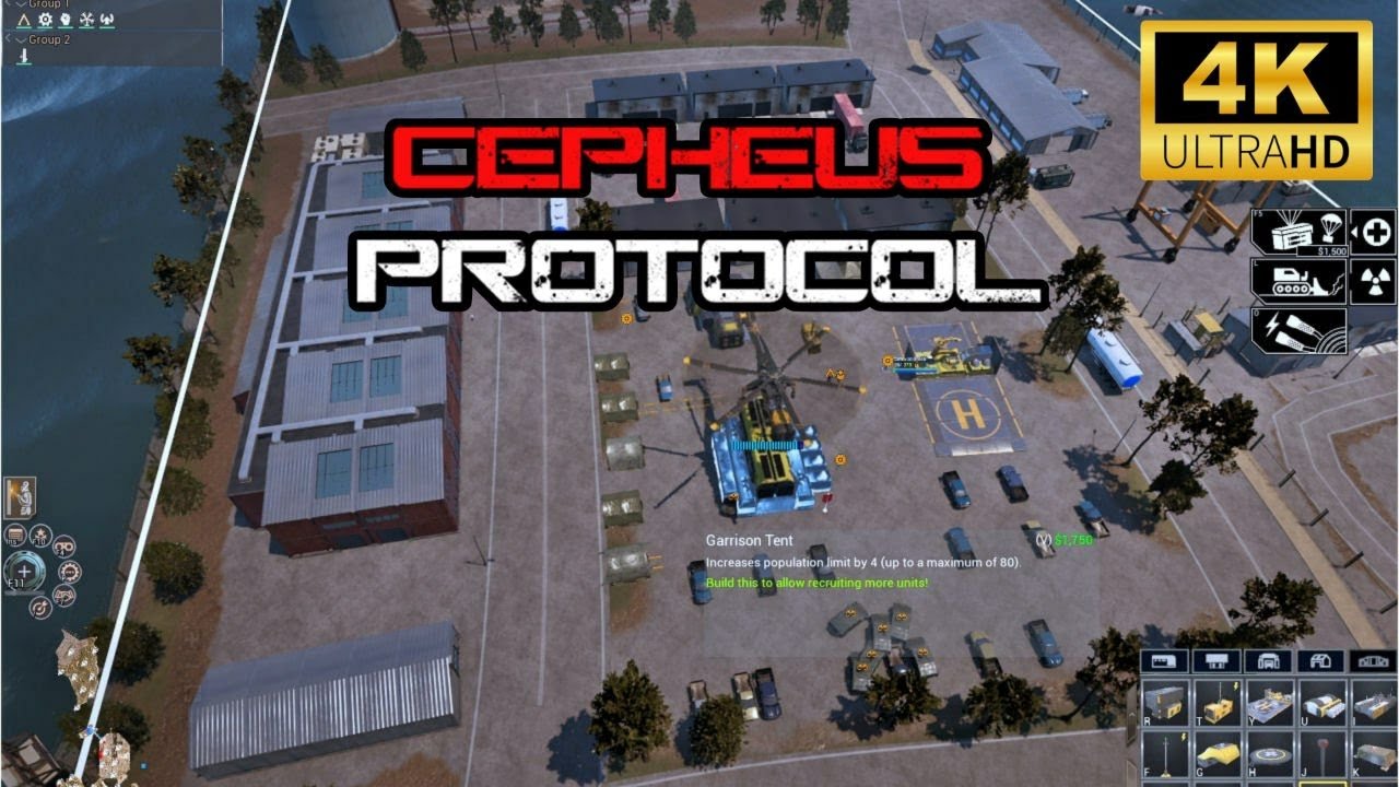 Cepheus protocol (2020) zombie strategy Ep1 4K gameplay