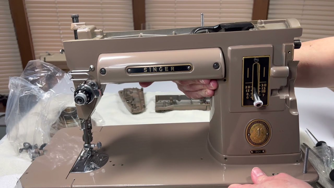 Как разобрать Singer 301