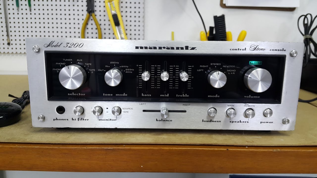 Marantz 3200 - Restauração Completa