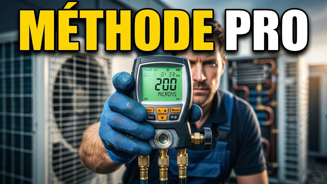 Tirage au vide des installations frigorifiques, la méthode pratique ! (MAJ)