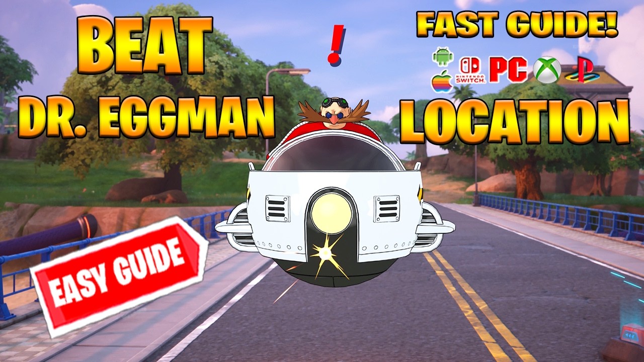 Как победить босса Dr. Eggman в Fortnite! (ОЧЕНЬ ЛЕГКО)