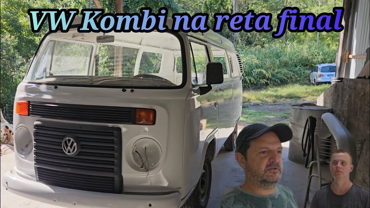 Kombi do leilão está na fase final,  pintura de rodas e início da montagem