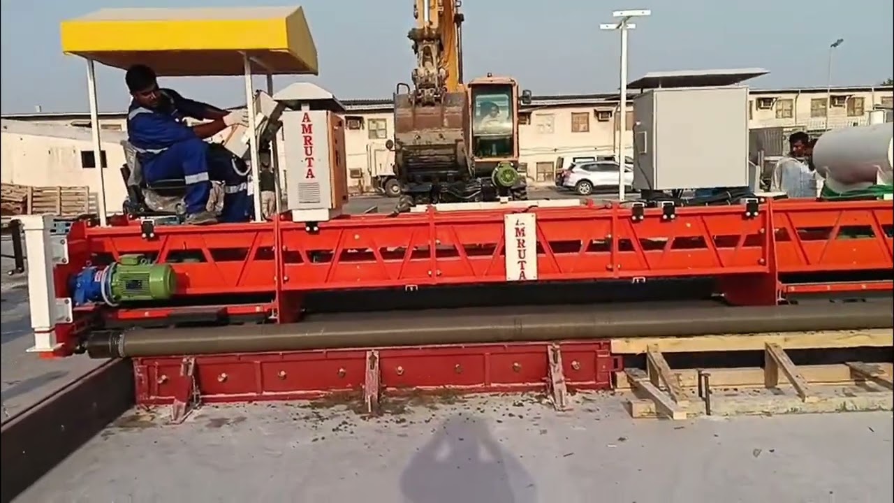 Concrete Screed Road Paver Exported to Bahrain | AMRUTA INFRATECH