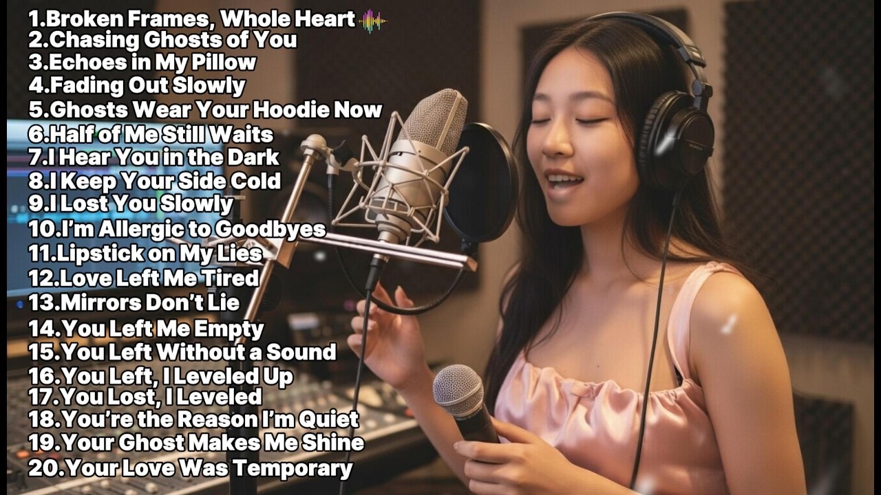 Broken Frames, Whole Heart ♫ 1 Hour 41 Min Sad Acoustic Heartbreak Playlist💔 | Kong Lyrics