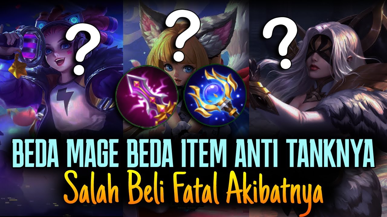 Salah Beli FATAL EFEKNYA! Cara Pilih ITEM ANTI TANK YANG BENAR Buat MAGE(Genius Wand &Divine Glaive)